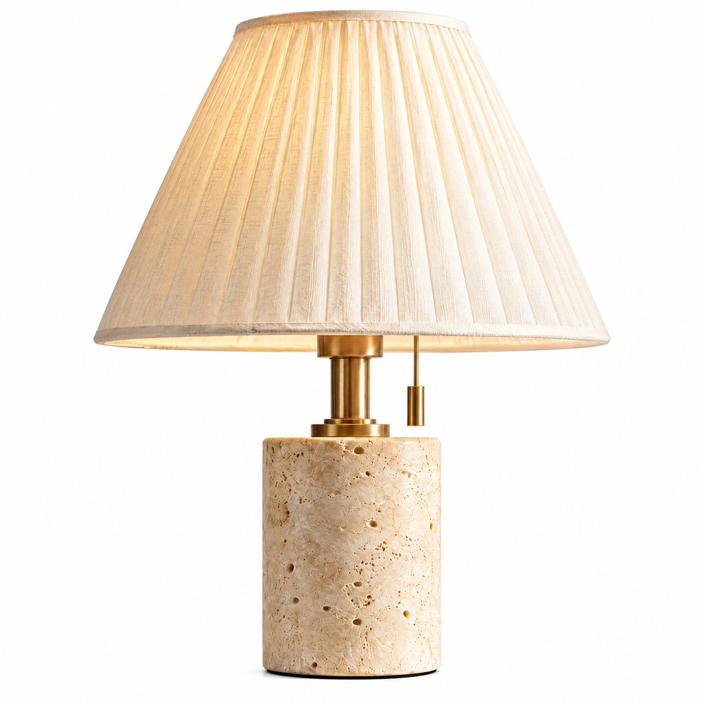 ZELVORIE Aurelle Pleated Table Lamp
