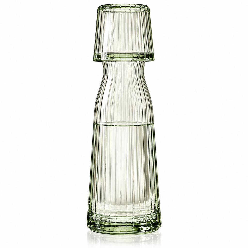 ZELVORIE Sera Ripple Glass Carafe Set