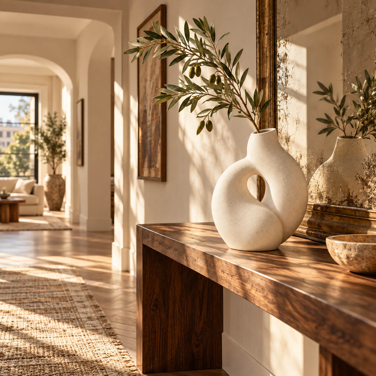 ZELVORIE Isla Sculptural Ceramic Vase