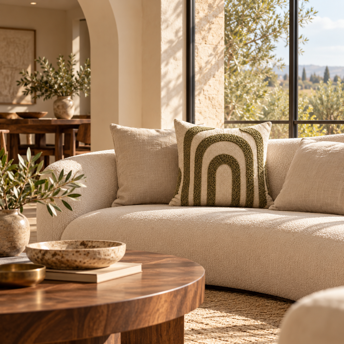 ZELVORIE Oriel Woven Cushion Cover